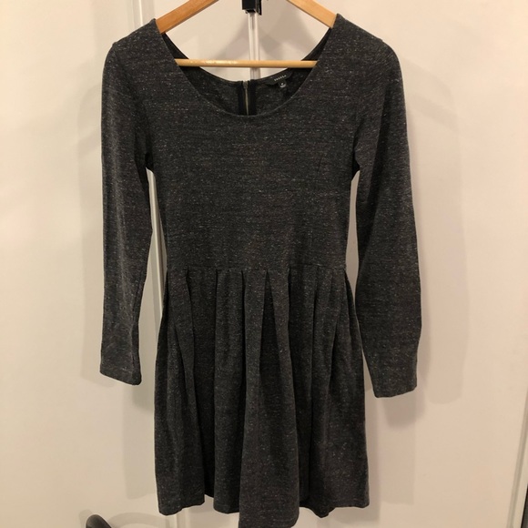 Aritzia Dresses Aritzia Cotton Blend Long Sleeve Dress Poshmark